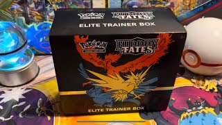 Opening a Hidden Fates ETB from Collectacon [upl. by Yggep905]