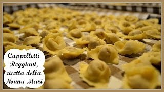 Cappelletti Reggiani  quotCappellettiquot Grandmas Recipe eng sub [upl. by Pubilis]