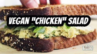 HOW TO MAKE VEGAN CHICKEN SALAD WITH JACKFRUIT Recipe by Marys Test Kitchen [upl. by Miner]