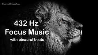 Deep Focus Music with 432 Hz Tuning and Binaural Beats for Concentration  Study Music [upl. by Wes956]