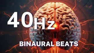 40hz Binaural Beats Perfect for Studying and Concentration Increase Brain Power Improve Memory [upl. by Myrle973]