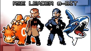 Pokémon Ruby Sapphire and Emerald  Battle Team AquaMagma Leader 8bit [upl. by Eegnat]