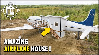 They made a house out of an old retired airplane Full tour [upl. by Boni655]