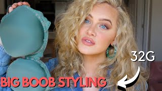 10 Tips for Styling a BIG BUST 😅 TRY ON [upl. by Hindorff193]