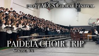 Paideia School Choir Trip to 2024 ACCS Choral Festival [upl. by Ssenav]