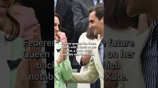 Federers awkward encounter with Kate Middleton as he breaks royal protocol [upl. by Queena980]