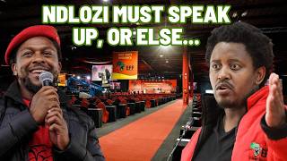 Arrogant EFF Rep ATTACKS Ndlozi Over Conference Rumours [upl. by Ilarin]