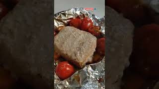 Papillote de Atum com Legumes shorts [upl. by Gretna405]