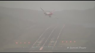 Air Berlin  Wondrous Late Turn to Rwy Low visibility Approach [upl. by Infield483]