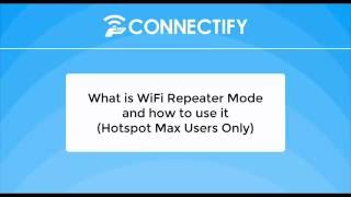 How to run Repeater Mode on Connectify Hotspot Max Only [upl. by Mannie]