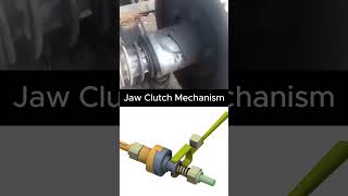 Jaw clutch Mechanism Working mechanical machine working mechanism solidworks autocad 3dcad [upl. by Gunas672]