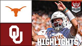 Red River Rivalry Texas Longhorns vs Oklahoma Sooners  Full Game Highlights  ESPN CFB [upl. by Dolan]