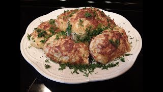 Картофельные зразы с мясом и сыром Очень вкусно [upl. by Etnelav]