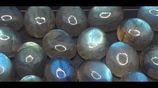 Natural labradorite gemstone [upl. by Yelahs]