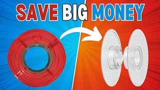 How To Refill Bambu Lab Filament Spools AND Save A TON of Money Doing It [upl. by Mccarty]