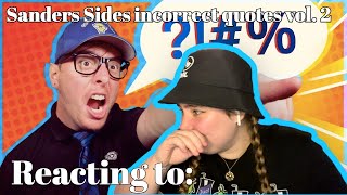 Reacting to Sanders Sides INCORRECT QUOTES  Vol 2 by ThomasSanders [upl. by Yknarf]