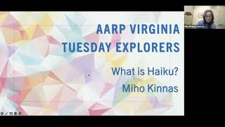 Tuesday Explorers presents “What is Haiku An Introduction and Workshop” [upl. by Bryanty]