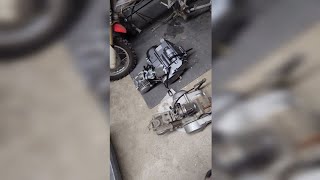 Honda CRF50  Lifan 125cc engine swap Pit bike build Part 2 [upl. by Idnac]