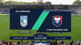 J37 Ligue 2 BKT  Le résumé vidéo de USL Dunkerque 22 SMCaen [upl. by Lawler]