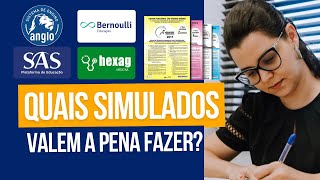 5 MELHORES SIMULADOS para passar em MEDICINA [upl. by Oruhtra41]