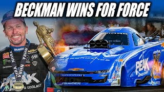 Jack Beckman Brings John Force A Win  NHRA St Louis Recap [upl. by Aglo4]