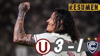 UNIVERSITARIO VS CIENCIANO  31  RESUMEN Y GOLES [upl. by Bruckner189]