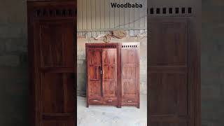 shorts Wooden big size wardrobe solid wood hand maid and home furniture new design [upl. by Notlit935]