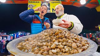 Moroccan Street Food 🇲🇦 Night Market Tour in Marrakesh Morocco Jema El Fnaa Square [upl. by Batchelor223]