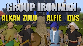 HC GROUP IRONMAN THE ROAD TO RANK 1 ft Alkan Alfie and Zulu OSRS [upl. by Manthei]