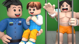 ROBLOX Brookhaven 🏡RP  FUNNY MOMENTS  Legendary Jailbreak  Bacon Hair Vs Evil Muscular Prisoner [upl. by Anile]