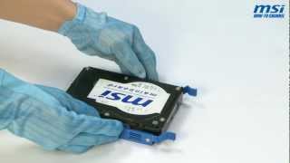 MSI® HOWTO install SATA HDD [upl. by Ailey878]