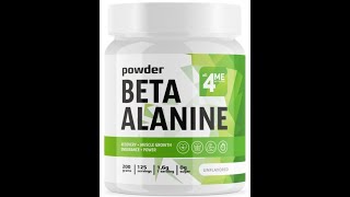 BETA ALANINE [upl. by Adnarem]