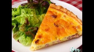 La recette authentique de la Quiche Lorraine [upl. by Novj]