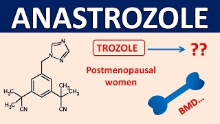 Anastrozole  Mechanism precautions interactions amp uses [upl. by Trumann]