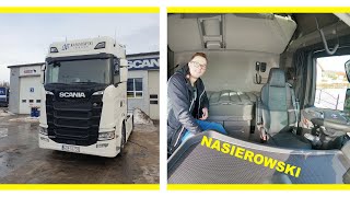 ODEBRAŁEM  NOWY CIĄGNIK W FIRMIE  SCANIA 500S  PREZENTACJA [upl. by Pia552]