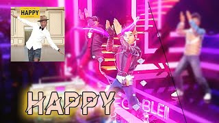 Dance Central 3  quotHappyquot Pharrell Williams Custom DLC [upl. by Skutchan551]