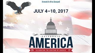 Redeemers Chapel Live Stream  Celebrate America Meeting  Sat June 10th 2017 [upl. by Monro948]