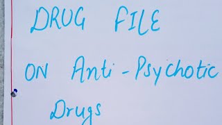 Drug Book file on Antipsychotic drugs in mental health nursingbsc nursing GNM nursingsecrets [upl. by Daph]