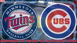 MINNESOTA TWINS vs CHICAGO CUBS MLB BASEBALL GAME 115 LIVE GAME AUDIO amp CHAT [upl. by Burch543]