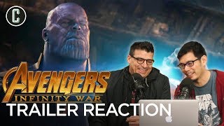 Marvel Studios Avengers Infinity War  Official Trailer Reaction RIP TO EVERYONE RAAAWR [upl. by Ahsyt]