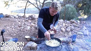 Gordon Ramsay Makes A Mushroom Omelette In Morocco  Scrambled [upl. by Yerrok]