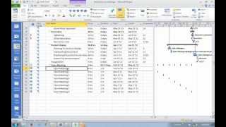 MS Project 2010 Tutorial  Optimizing Schedule [upl. by Schick]