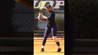 Serena Williams vs Sparring Partner Tennis Practice at the Academy tennis practice SerenaWilliams [upl. by Nonek987]