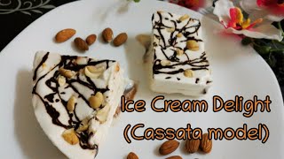 IceCreamDelight  Cassata model വെറും 4 ചെരുവകൾ കൊണ്ടൊരു ഐസ് ക്രീം Epi40 [upl. by Reisman744]