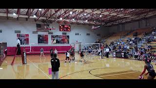 North Shore Varsity Volleyball vs Kingwood Set 2 10112024 [upl. by Weitzman]