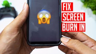 AMOLED Screen Burn in  How to avoid screen burn in  How to fix screen burn in  Easy way 4K [upl. by Coltun]