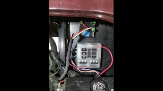 Factory fuse panel upgrade 2016 EZGO express S4 golf cart [upl. by Ennylcaj954]