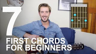 First 7 Chords To Learn on Guitar [upl. by Malcah]