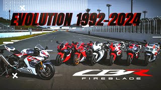 Honda CBR Fireblade Evolution 19922024 [upl. by Pentheam388]