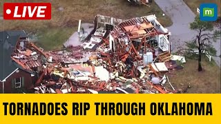 LIVE Tornadoes wreak havoc throughout Oklahoma  N18G [upl. by Aiyekal]